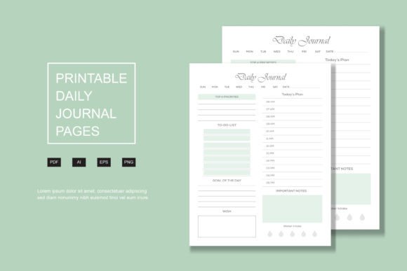 Download Daily Journal, Kdp Interior Pages - Kdp Collection