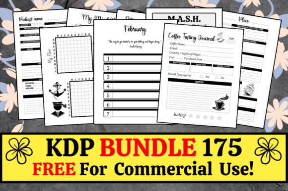 Download KDP Bundle Pack 175 Templates + Extras - Kdp Collection