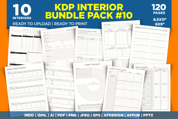Download KDP Interior Bundle Pack #10 - Kdp Collection