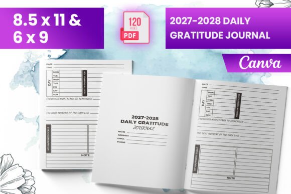 Download 2027-2028 Daily Gratitude Journal (KDP) - Daily gratitude Collection