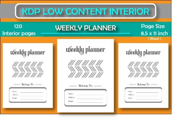 Download Weekly Planner for KDP Low Content Book - Kdp Collection