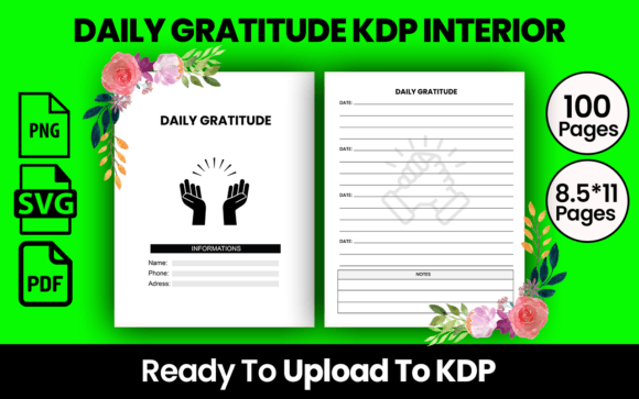 Download DAILY GRATITUDE KDP INTERIOR - Daily gratitude Collection