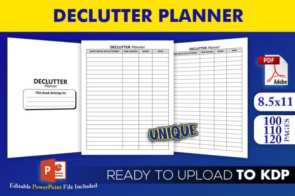 Download Declutter Planner KDP Interior Template - Kdp Collection