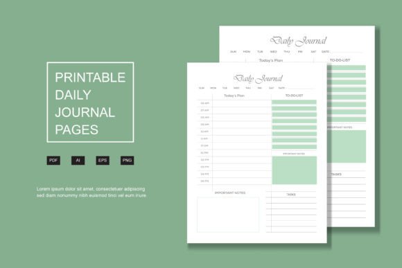 Download Daily Journal, Kdp Interior Pages - Kdp Collection