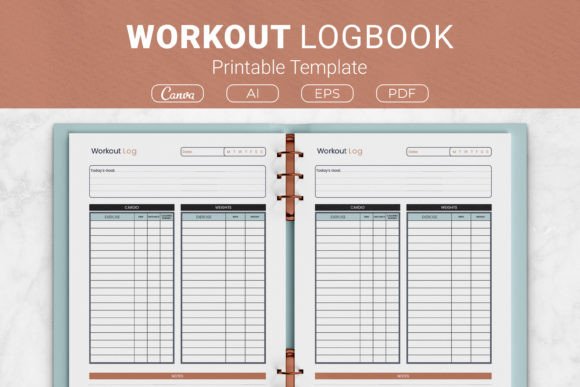 Download Daily Workout Log Printable Template - Workout log Collection