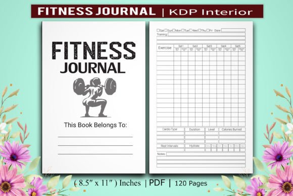 Download Fitness Journal Workout Log Book - Workout log Collection