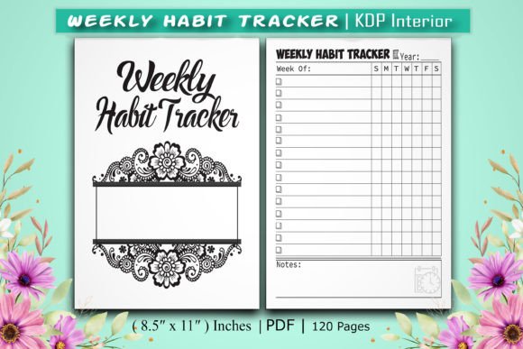 Download Weekly Habit Tracker | KDP Interior - Kdp Collection