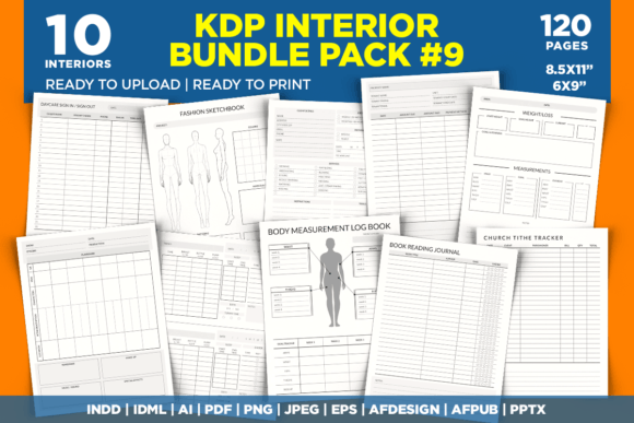 Download KDP Interior Bundle Pack #9 - Kdp Collection