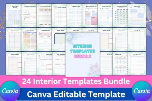 Download 24 Editable Canva Template Bundle KDP - Kdp Collection