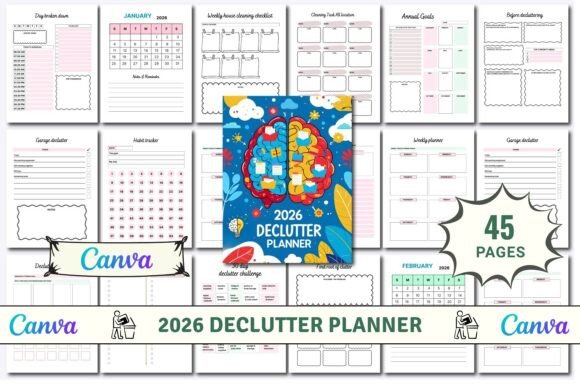 Download 2026 Declutter Planner KDP - Kdp Collection