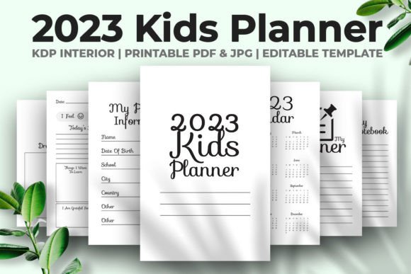 Download 2023 Kids Planner KDP Interior - Kdp Collection
