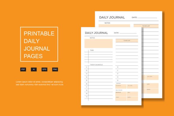 Download Daily Journal, Kdp Interior Pages - Kdp Collection
