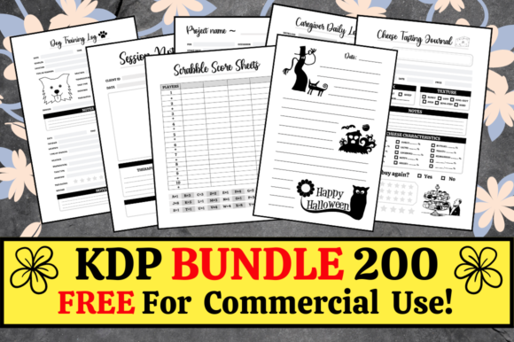 Download KDP Bundle Pack 200 Templates + Extras - Kdp Collection
