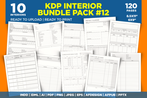 Download KDP Interior Bundle Pack #12 - Kdp Collection