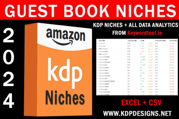 Download Amazon KDP Guest Book Niches 2024 - Kdp Collection