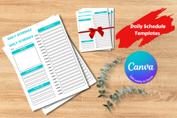 Download Editable Daily Schedule Template - Premium Resources