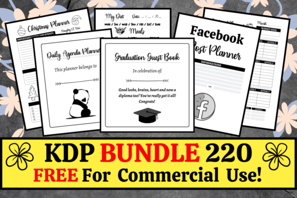 Download KDP Bundle Pack 220 Templates + Extras - Kdp Collection