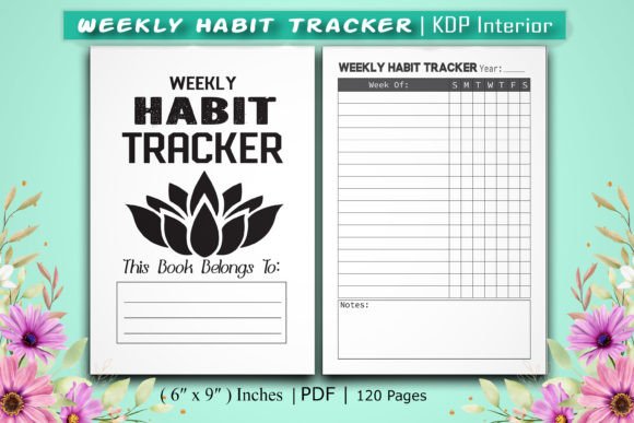 Download Weekly Habit Tracker | KDP Interior - Kdp Collection